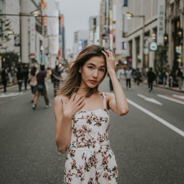 lifestylefotos mit Georgia in Tokio